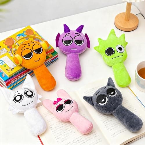 BESTVIVE Plush Figure Toys for Kids, 6PCS Horror Games Plushies Toy for Fans Soft Stuffed Animal Pillows Doll Christmas thumbnail 7