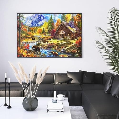 Jigsaw Puzzles 2000 Pieces for Adults Families Bear Village Pieces Fit Together Perfectly thumbnail 4