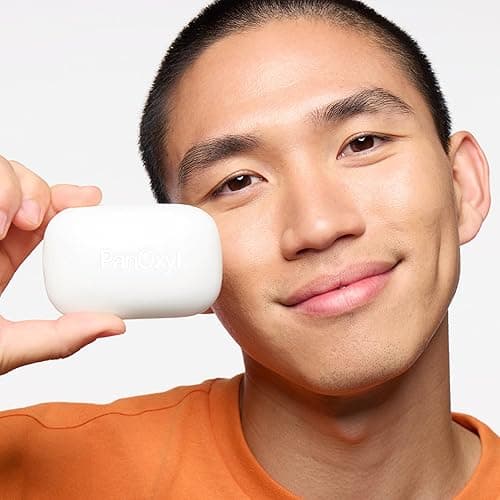 PanOxyl Acne Treatment Bar with 10% Benzoyl Peroxide, Maximum Strength Acne Bar for Face, Chest, and Back, Soap-Free Body Wash, Treats Acne Pimples, Whiteheads, Blackheads, pH Balanced, Vegan, 4 oz thumbnail 5