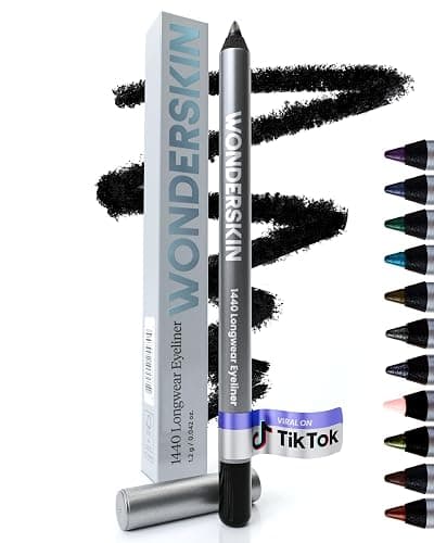 Wonderskin Eyeliner Pencil 1440 Longwear Eyeliner Waterproof & Smudge Proof | Waterproof deep black eyeliner, smudge-proof formula glides on smoothly for precise, long-lasting definition. - Image 1