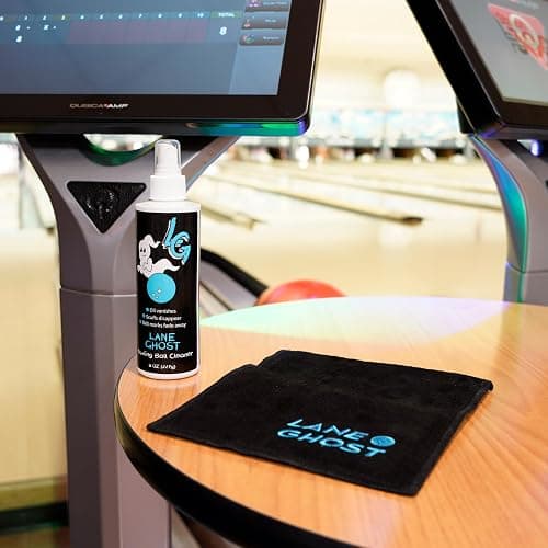 Lane Ghost Bowling Ball Cleaner Spray, USBC Approved | Removes oil, scuff and belt marks. Restores tack and extends ball lifespan. thumbnail 4