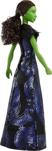 Mattel Universal Pictures’ Wicked: for Good Singing Elphaba Fashion Doll with Removable Outfit, Inspired by The Movie, Sings “for Good” in English thumbnail 6