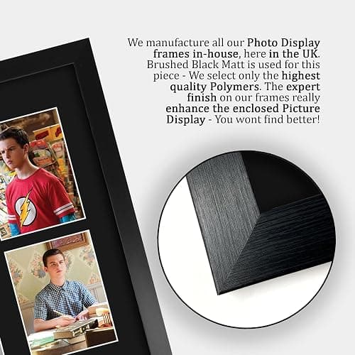 HWC Trading Iain Armitage Young Sheldon Gifts Printed Signed Autograph Presentation Photo Montage Display for TV Show Fans - 16" x 12" Framed thumbnail 6