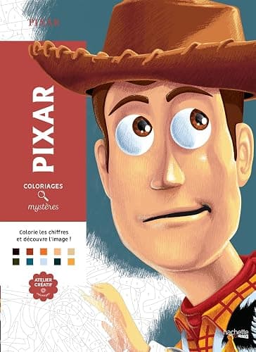 Pixar - 100 dessins à révéler [ Adult coloring book ] (French Edition) - Image 1