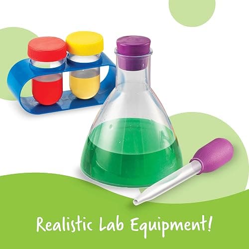 Learning Resources Primary Science Lab Activity Set - Experiments for Kids, Chemistry Toy, Pretend Play, STEM Projects, Classroom Must Haves, Teacher Supplies, Montessori Gifts for Boys and Girls thumbnail 2