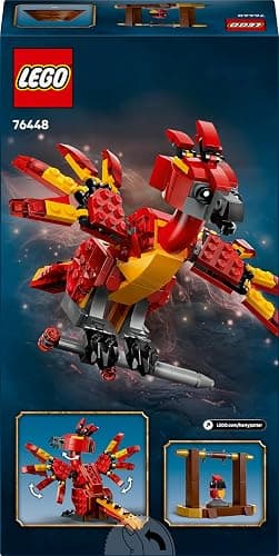 LEGO Harry Potter Fumseck : Le Phénix de Dumbledore - Jouet Avec Figurine d'Oiseau - Décoration Intérieure - Choixpeau & Épée De Gryffondor - Cadeau d'Anniversaire Pour Fille Ou Garçon Dès 8 Ans 76448 thumbnail 11