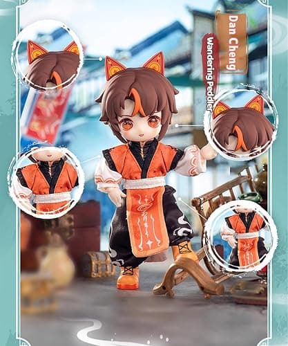 CALEMBOU BJD Blind Box, 1/12 Cute NAGI Yunxu Story Series 14cm Ball Jointed Doll, Cute Dress Up Doll with Joints, Collection Action Figure for Birthday Christmas thumbnail 5