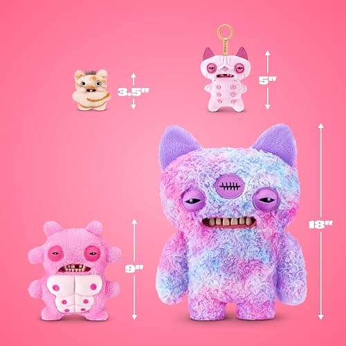 Fuggler Nipple Fuggs 9 Inch (Sir Nobbynuts) by ZURU | Funny Ugly Monster with signature teeth, soft & huggable collectible plush, for fans & collectors, gift for tweens & teens thumbnail 3
