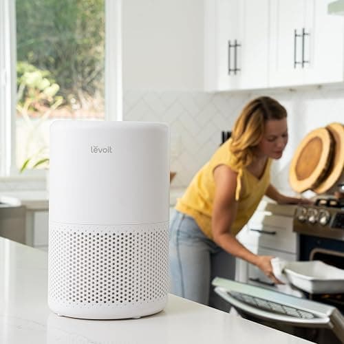 Levoit Smart HEPA Air Purifier for Allergies & Pets, 64m² Bedroom Home Coverage, Alexa & App, Ultra-Quiet Sleep Mode, Timer, Night Light, Removes 99.97% Pollen Dust Odour Smoke, Core 200S thumbnail 13