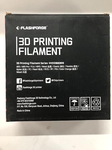 FLASHFORGE PLA Filament 1.75mm Galaxy Matte Black, 3D Printer Filament with Silver Glitter 1kg (2.2lbs) Spool, Dimensional Accuracy +/- 0.02mm, Shimmering 3D Printing Filament for Unique Finish thumbnail 10