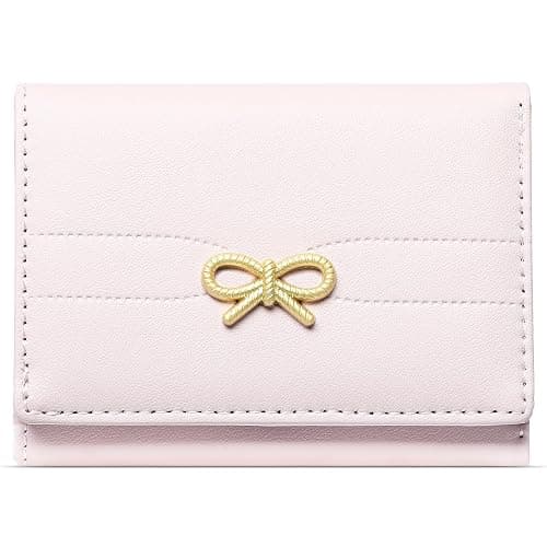 SENDEFN ID Credit Card Holder Small Wallets Cute Coquette Bow Wallet for Women Girls - Image 1