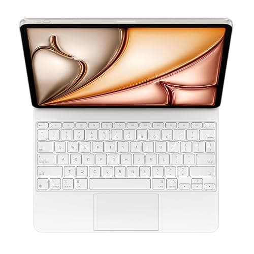 Apple Magic Keyboard: Keyboard and Case for iPad Air 13-inch (M2, M3, and M4), US English — White thumbnail 2