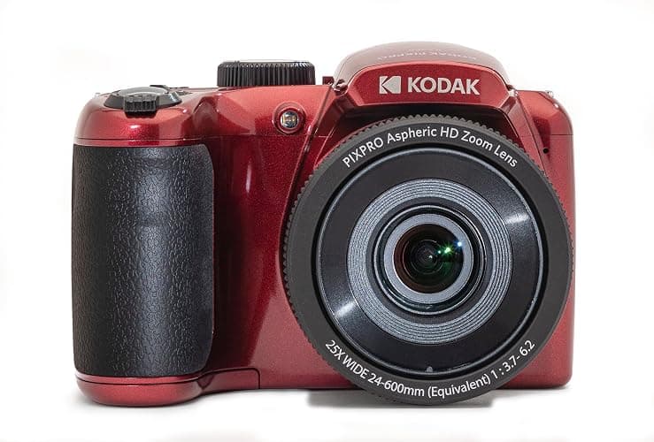 KODAK PIXPRO AZ255-RD 16MP Digital Camera 25X Optical Zoom 24mm Wide Angle Lens Optical Image Stabilization 1080P Full HD Video 3" LCD Vlogging Camera (Red) thumbnail 2