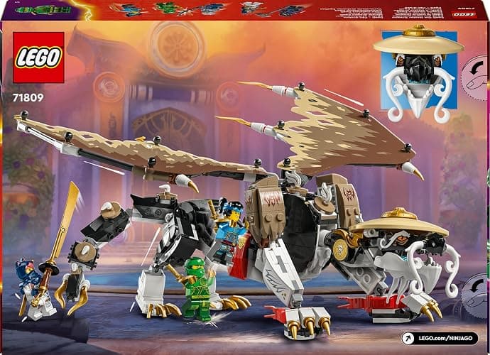 LEGO Ninjago Egalt Le Maître Dragon, Jouet Ninja avec 5 Minifigurines Ninja Dont Personnages Lloyd et NYA, Cadeau d'anniversaire pour Enfants, Garçons et Filles Dès 8 Ans 71809 thumbnail 12