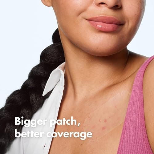 Mighty Patch Hero Cosmetics Body Patch– The XXL Hydrocolloid Patch for Bacne, Chestne, and Other Body Breakouts. Derm-Tested. Medical-Grade Hydrocolloid. Absorbs Pimple Gunk in 6-8 Hours. 4ct thumbnail 5