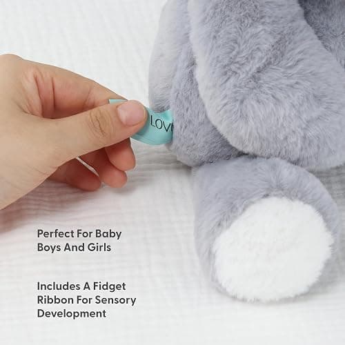The Peanutshell Plush Elephant Stuffed Animal - 10 inch - Baby Safe - Machine Washable - Soft Elephant Baby Toys, Newborn Infant Toddler, Plushies for Boys Girls, Stuffies, Jungle Safari Nursery thumbnail 5