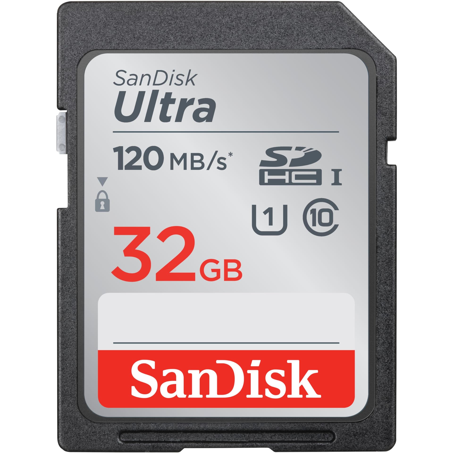 Sandisk Ultra SDHC Class 10 Memory Card, 32GB - Image 1