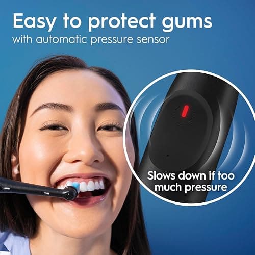 Oral-B iO2 Electric Toothbrush, for an Easy Switch to Electric, White, iO Series 2 Starter Kit with 1 Toothbrush and 2 Brush Heads thumbnail 5