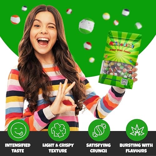 Munch-o-licious Freeze Dried Sweets 100g | Vegan Halal | Freeze Dried Candy | American Sweets |TikTok| Gift| Christmas| thumbnail 3