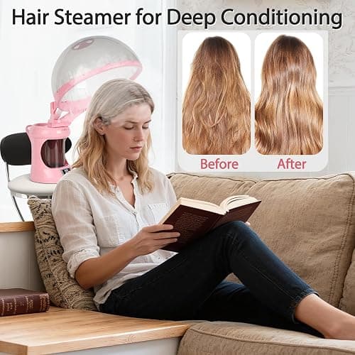 LKT COBTAC 2 in 1 Hair Steamer, Hair Facial Steamer | 300ml water tank,with timing function,suitable for all hair types,for personal home use thumbnail 3