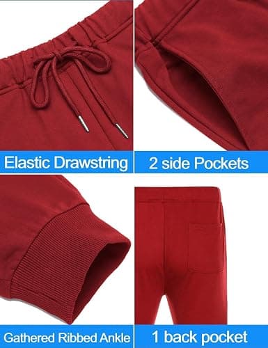 COOFANDY Men's Tracksuit 2 Piece Hoodie Sweatsuit Sets Casual Jogging Athletic Suits thumbnail 6