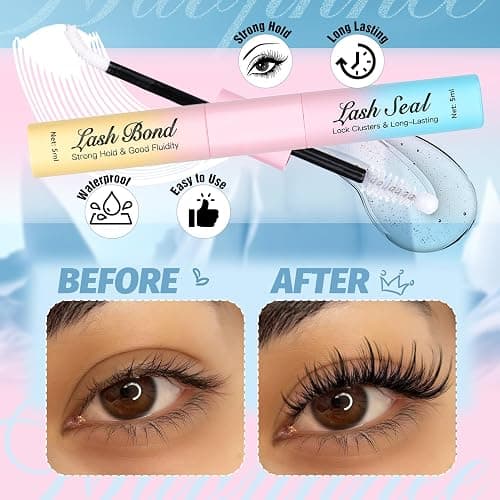 Lash Clusters Kit Wispy Cluster Eyelash Extensions Natural Individual Lashes Extension 8-16MM Short Cluster Lashes C Curl Eyelash Clusters Spikes 120 Pcs Spiky DIY Lash Kit for Everyday Wear thumbnail 7