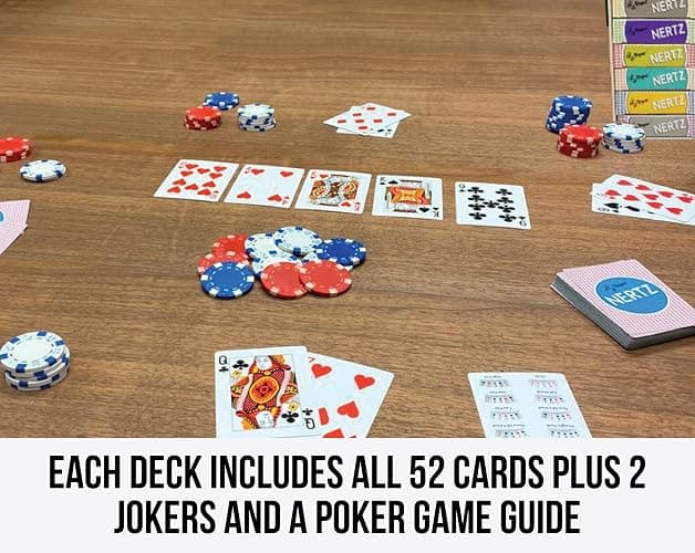 Regal Games Nertz Card Game for Kids & Adults - Decks of Cards 6 Pack - 6 Color Wide-Size Decks & Fun Playing Cards - Deck of Playing Cards for Poker, Solitaire, Blackjack & More thumbnail 6