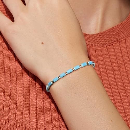 KissYan Tennis Bracelet for Women, 14K Gold Plated Cubic Zirconia Adjustable Slider Bracelets Trendy Classic Chic Jewelry Gift thumbnail 8