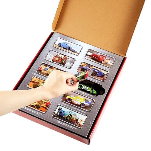 Mattel Disney and Pixar Cars Set of 10 Die-Cast Mini Racers Vehicles, Collectible Set of 1:55 Scale Toy Cars Inspired by Movies thumbnail 6