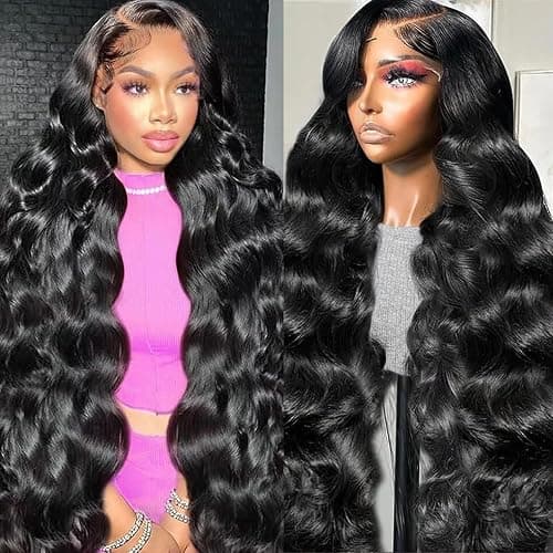HANGFIRST 30 Inch 13x6 Body Wave Lace Front Wigs Human Hair Pre Plucked 180% Density HD Transparent Lace Frontal wig For Women Body Wave Wigs With Baby Hair - Image 1