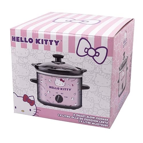 Uncanny Brands Hello Kitty 2qt Slow Cooker - Cook With Your Favorite Sanrio Characters thumbnail 4