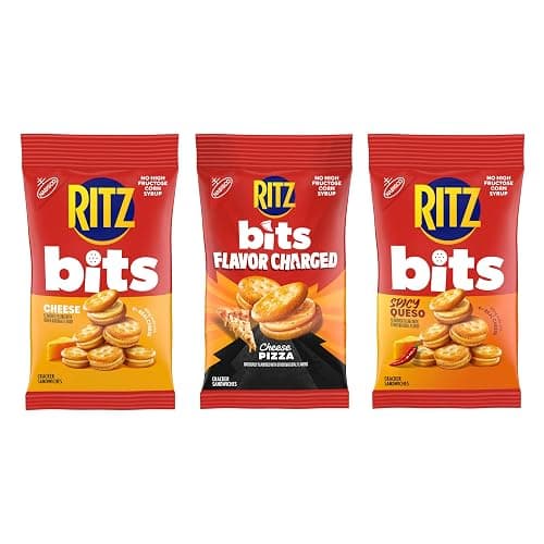 ​​RITZ Bits Flavor Charged Sandwich Crackers Variety Pack, 9 Bags​ | Snacks for Kids and Adults, Lunch Snacks thumbnail 11