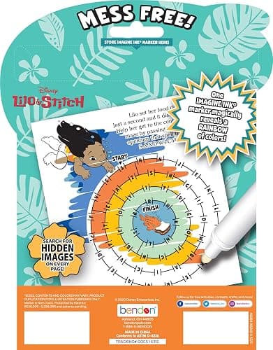 Disney Lilo and Stitch 16-Page Imagine Ink with Mess Free Marker 49284 Bendon thumbnail 3