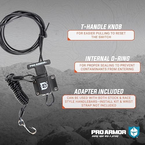 Pro Armor A040021 Pro Series Universal Kill Switch, Black thumbnail 3