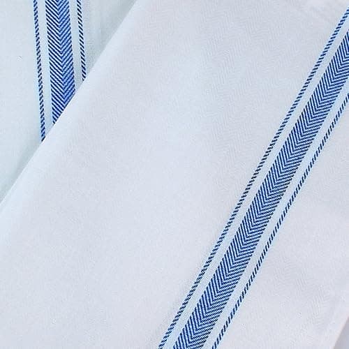 Utopia Towels Blue Dish Towels [12 Pack - 15 x 25 Inches] 100% Ring Spun Cotton Highly Absorbent & Reusable Cleaning Bar, Tea, Kitchen and Dishcloths Set - 200 GSM thumbnail 8
