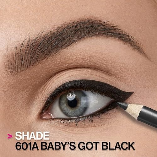 wet n wild Color Icon Kohl Eyeliner Pencil - Rich Hyper-Pigmented Color, Smooth Creamy Application, Long-Wearing Matte Finish Versatility, Cruelty-Free - Baby's Got Black thumbnail 5
