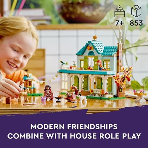 LEGO Friends Autumn's House, Dolls House Playset with Accessories, Toy Horse & Mia Mini-Doll, Toys for Kids, Girls and Boys 7 Plus Years Old, Birthday Gift Idea, 2023 Characters 41730 thumbnail 5