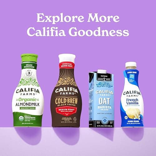 Califia Farms - Original Almond Barista Blend Almond Milk 32 Oz (Pack Of 6), Shelf Stable, Dairy Free, Plant Based, Vegan, Gluten Free, Non GMO, High Calcium, Milk Frother, Creamer thumbnail 6