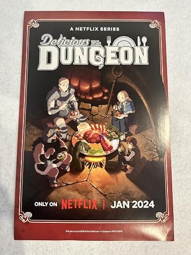 DELICIOUS IN DUNGEON - 11"x17" D/S Original TV Poster NYCC 2023 - Image 1
