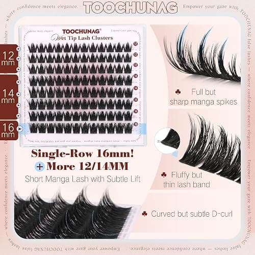 TOOCHUNAG Manga Lash Clusters and gaqqi bond and seal  thumbnail 4
