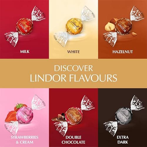 Lindt Lindor Double Chocolate Truffles – 200g Box (Approx. 16 Balls) – Smooth Filling – Valentines Day, Mothers Day, Easter, Gift, Birthday, Congratulations Treat thumbnail 9