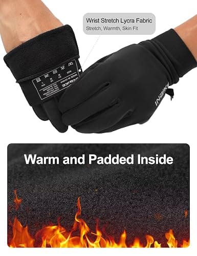 INBIKE Winter Gloves for Women Men, Touchscreen Warm Gloves Windproof Water Resistant, Thermal Lined Anti-Slip Insulated thumbnail 5