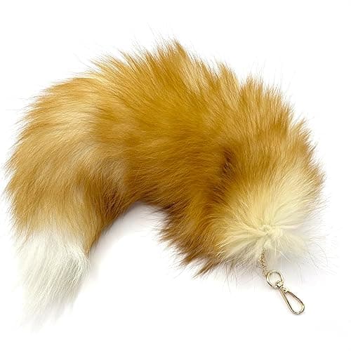LAIDIC Halloween Costumes tail fox tail keychain furry tail backpack accessories cat tail fox costume Cosplay - Image 1