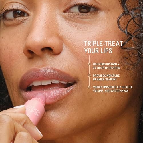 Biossance Pro-Peptide Lip Perfector – Triple-Treat Vegan Lip Balm – Deeply Hydrating with Pro-Peptides & Hyaluronic Acid – Enhances Natural Lip Color – Silky, Glossy Finish thumbnail 6