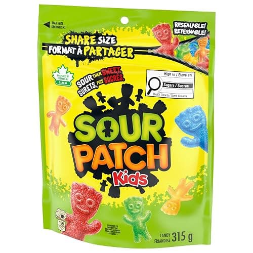 Sour Patch Kids Original Candy, Gummy Candy, Sour Candy, Sharing Size, 315 g thumbnail 10