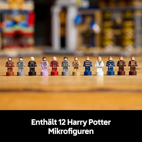 LEGO Harry Potter Die Zauberläden der Winkelgasse - Miniaturstraße zum Ausstellen - 12 Mikrofiguren zum Sammeln, inkl. Harry Potter, Draco Malfoy, Hermine Granger - Geschenk für Erwachsene 76444 thumbnail 6
