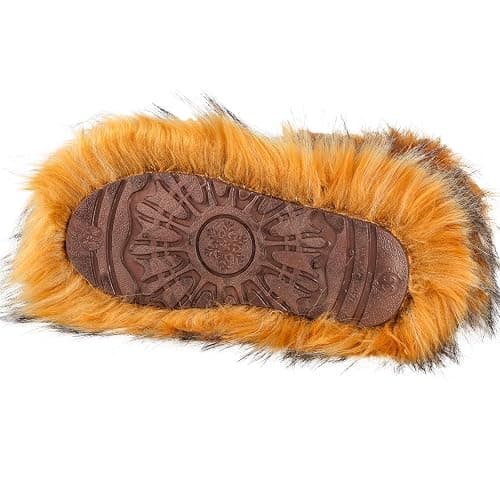 YXCFEWD Fur Boots for Women Winter Fluffy Furry Boots for Girls Flat Heel Snow Boots thumbnail 5