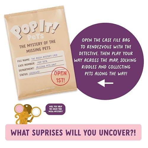Buffalo Games Pop It Pets - Season 2 - The MEGA Pack - The Ultimate Sensory Fidget Toy - Popping Bubbles and Adorable Characters - Collector map with Cards and Stickers from Buffalo Games thumbnail 6