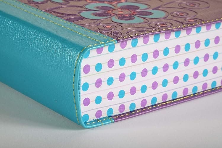 Tyndale NLT Girls Life Application Study Bible, TuTone (LeatherLike, Purple/Teal), NLT Bible with Over 800 Notes and Features, Foundations for Your Faith Sections thumbnail 6