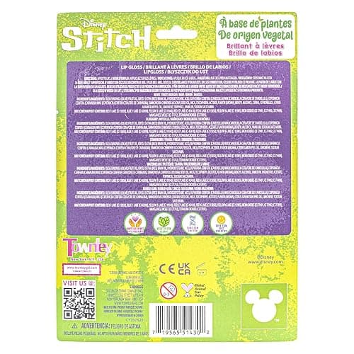 Disney Stitch 6 Pack Flip-Top Ice Pop Lip Gloss Set, Collectible Stitch Shaped Plant-Based Lip Gloss, Fruit Flavored Kids Makeup Kit for Girls Ages 3+, Perfect Party Favors & Birthday Gifts thumbnail 8